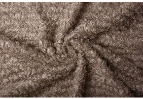 Fancy Bouclé Glitter Taupe