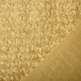 Fancy Bouclé Glitzer Ockergelb