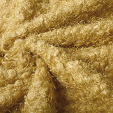 Fancy Bouclé Glitter Oker Geel