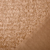 Fancy Bouclé Glitter Licht Oranje Brique