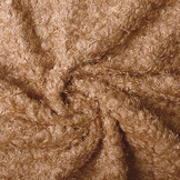 Fancy Bouclé Glitter Licht Oranje Brique