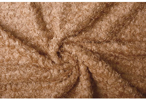 Fancy Bouclé Glitter Light Orange Brique