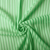 Interlock Netstof Strepen Mint Groen