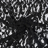 Velours Kant Julia Zwart