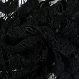 Velours Kant Julia Zwart