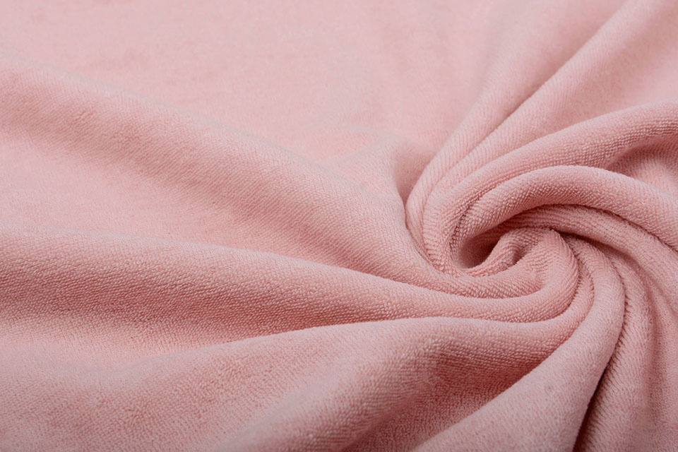 Stretch Frottee Hell Rosa