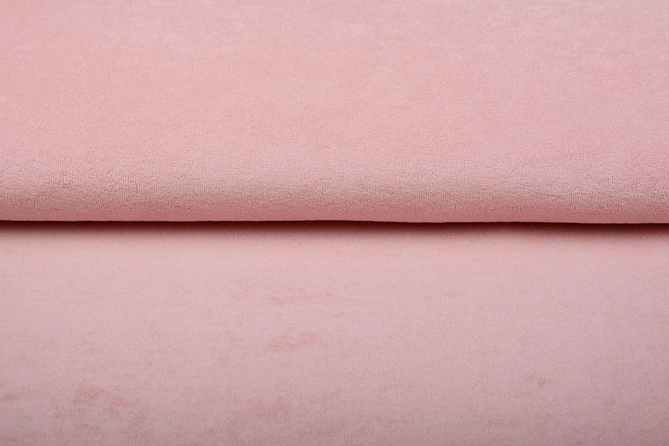 Stretch Frottee Hell Rosa