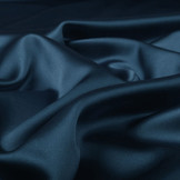Stretch Satin Dark Petrol