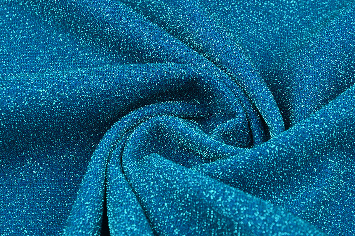 Lurex Tanz Aqua