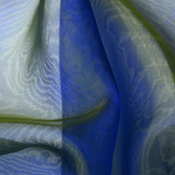 Organza Two-Tone  Blue-Yellow