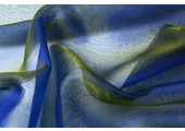 Organza Two-Tone Blau-Gelb