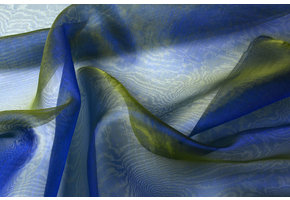 Organza Two-Tone  Blue-Yellow