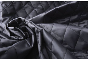 Quilted Lining Anthracite Mauve