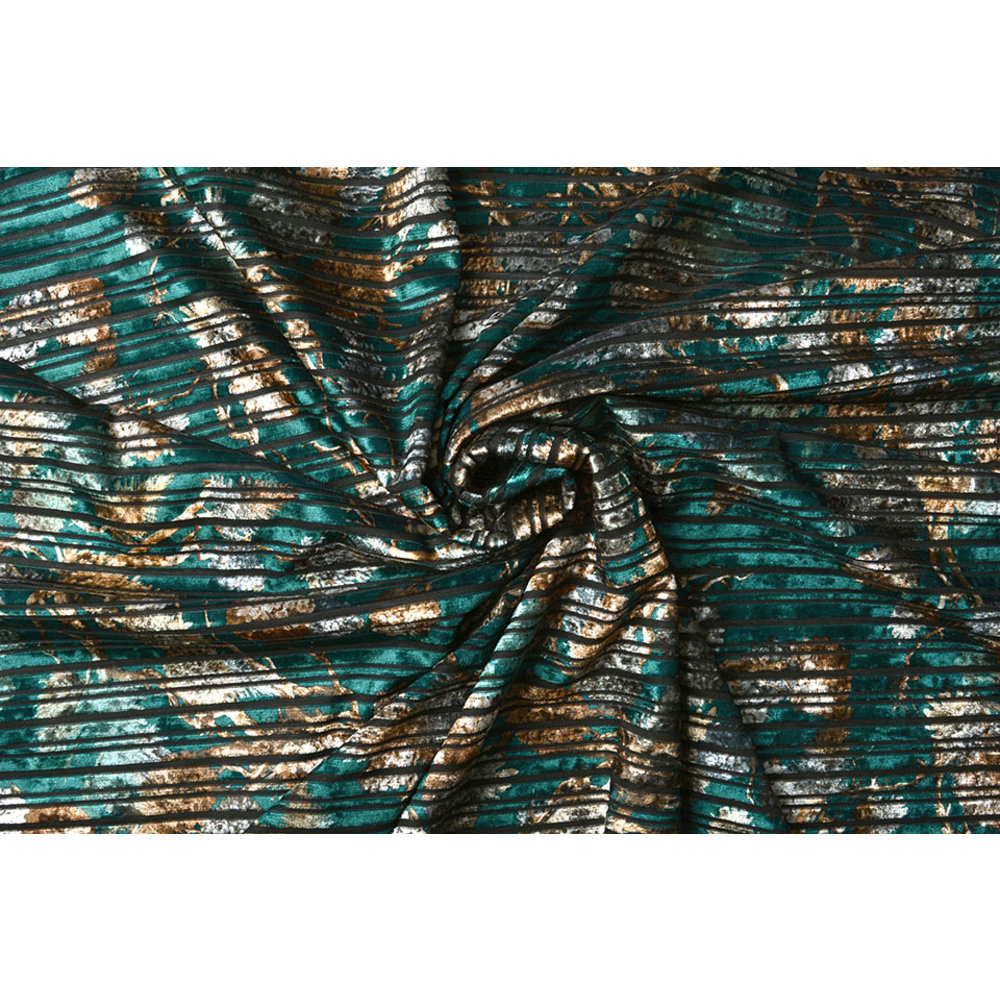 Velvet Rib Floor Sea Green - YES Fabrics