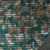 Fluweel Rib Floor Zeegroen