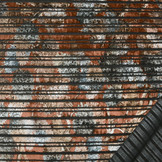 Fluweel Rib Floor Brique