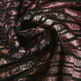 Fluweel Rib Tess Oud Roze