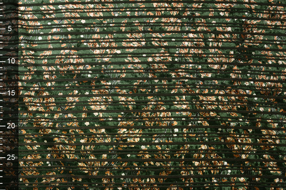 Velvet Rib Laura Dark Green