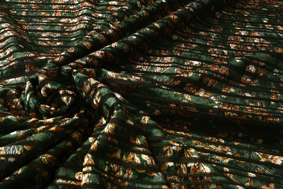 Velvet Rib Laura Dark Green