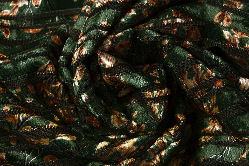 Velvet Rib Laura Dark Green