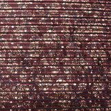 Fluweel Rib Laura Licht Aubergine