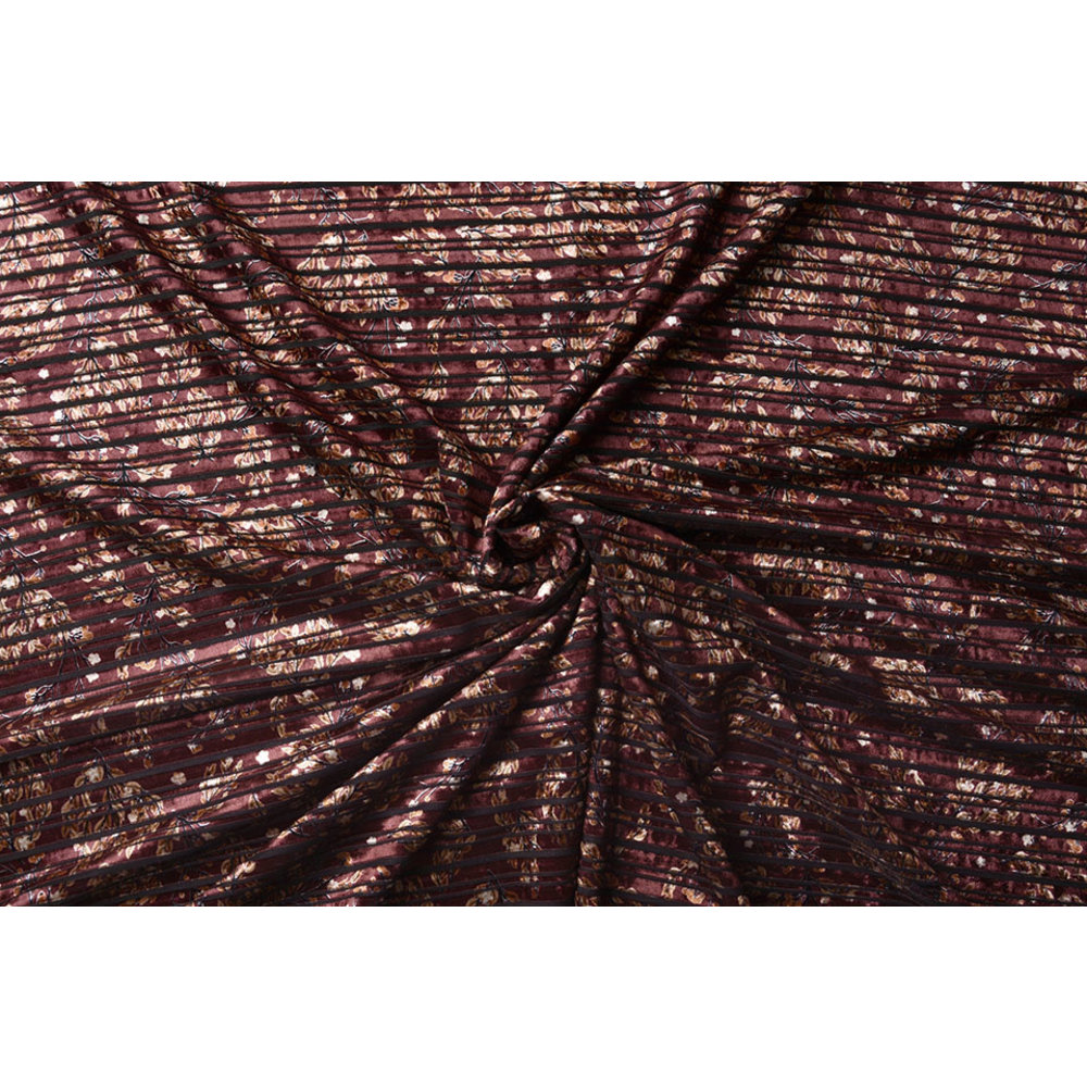 Velvet Rib Laura Light Aubergine - YES Fabrics