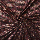 Samt Ripp Laura Hell Aubergine