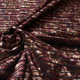 Fluweel Rib Laura Licht Aubergine