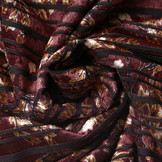 Samt Ripp Laura Hell Aubergine