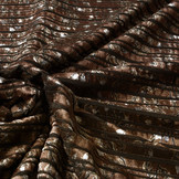 Fluweel Rib Laura Bruin