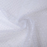 Lurex on Tulle Brilo Flowers Silver