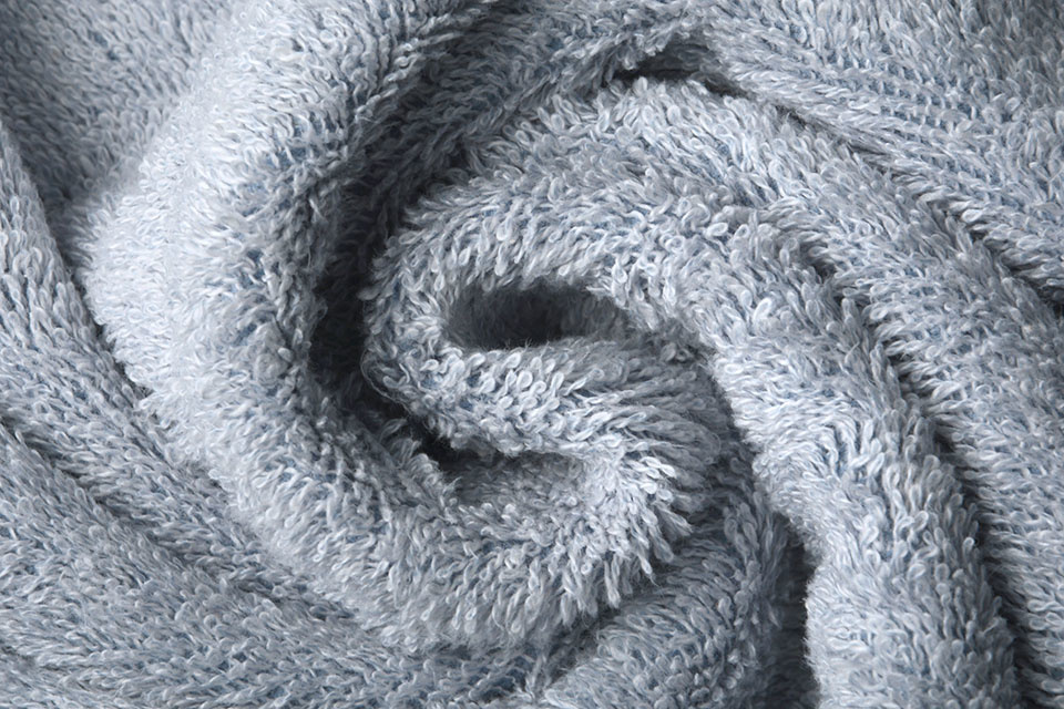 Terry Cloth Blauw Grijs