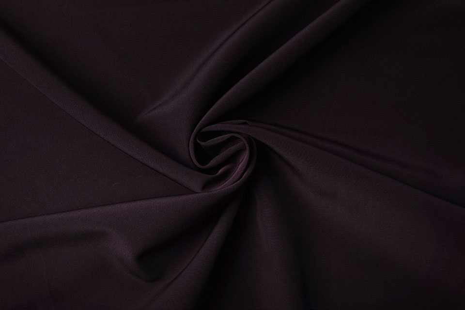 Cupro Stof Aubergine