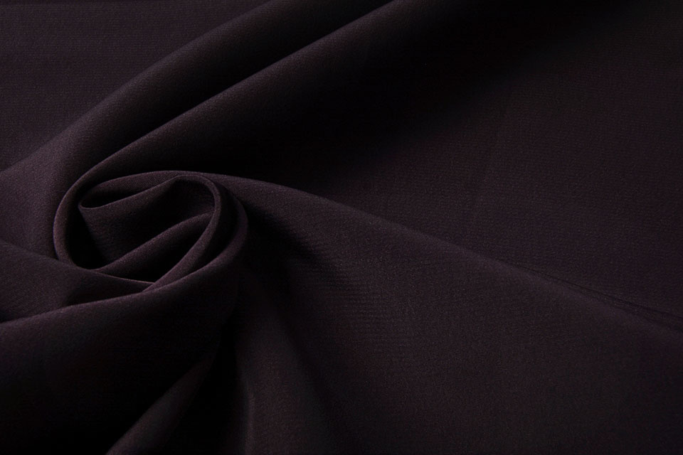 Cupro Stof Aubergine