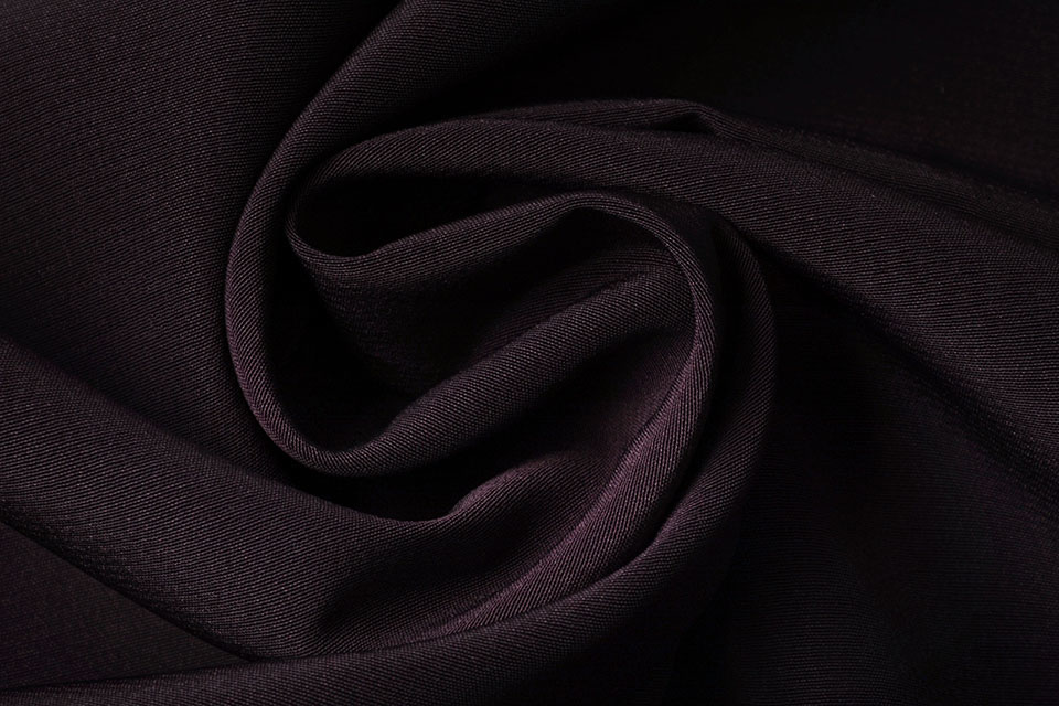 Cupro Stof Aubergine