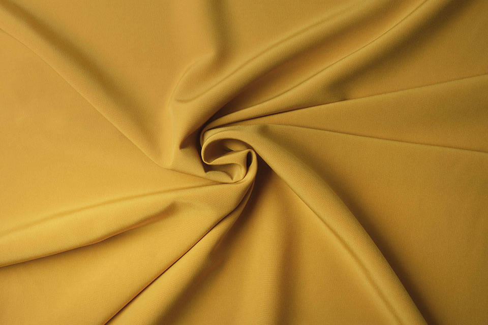 Cupro Fabric Ocher