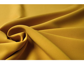 Cupro Stoff Ocker