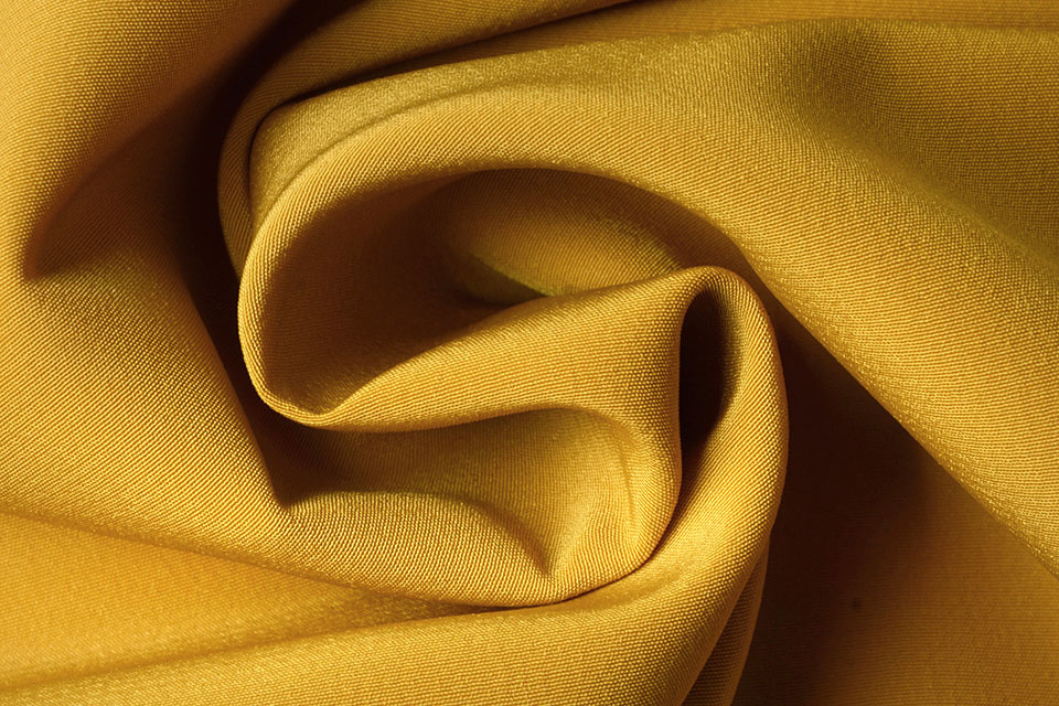 Cupro Fabric Ocher