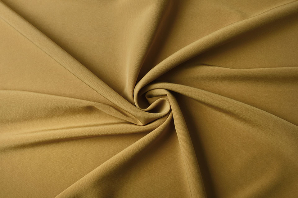Cupro Fabric Mustard