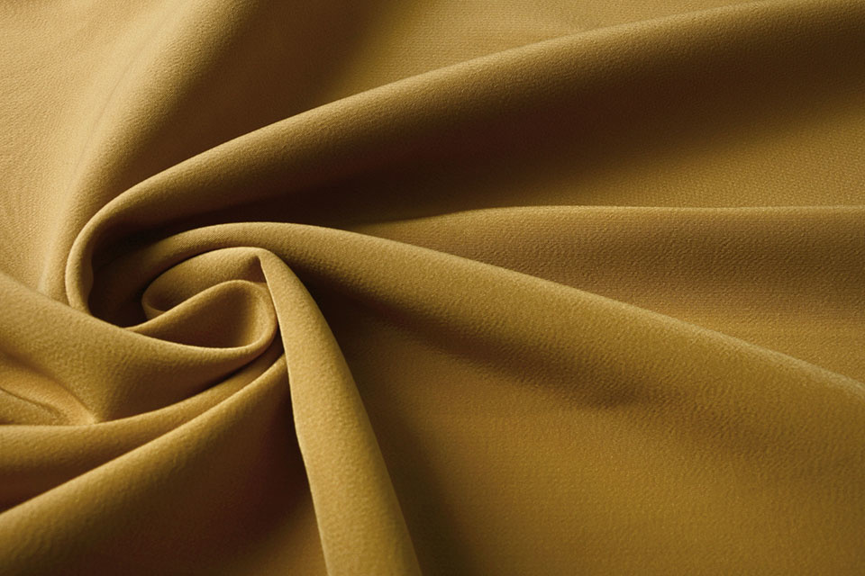 Cupro Stoff Senf - YES Fabrics