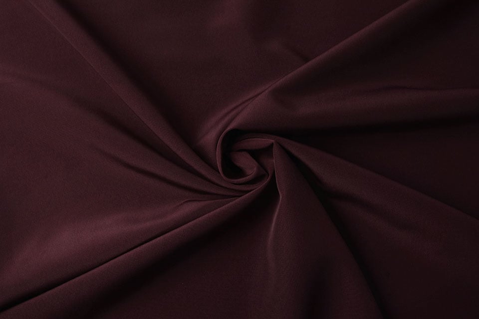 Cupro Stof Bordeaux