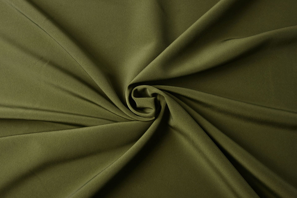 Cupro Fabric Moss Green