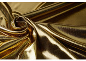 Lamé on Charmeuse Gold
