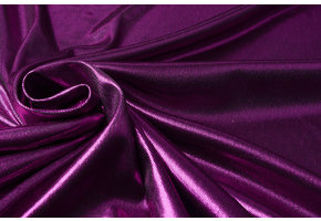 Lamé on Charmeuse Cyclamen