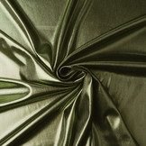 Lamé op Charmeuse Oud Groen