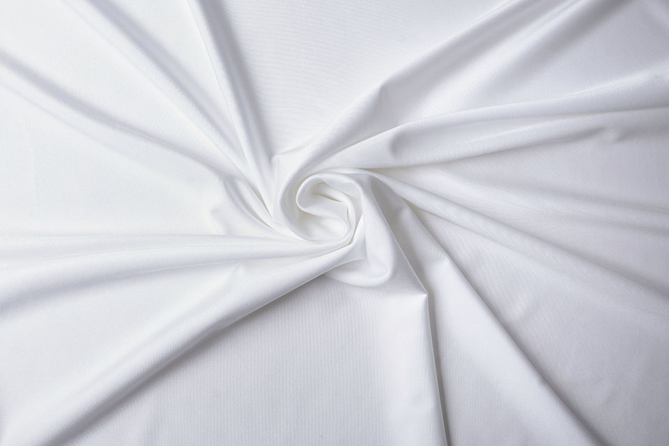 Lycra Glanz Weiß YES Fabrics