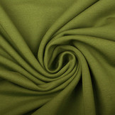 French Terry Donker Lime Groen