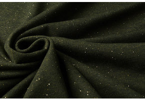 Glitter Jersey Army Groen