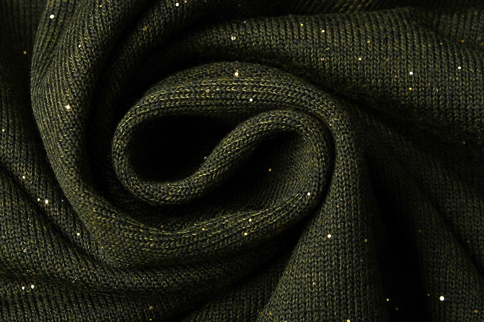 Glitter Jersey Army Green