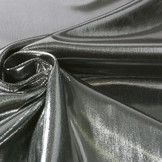 Lamé Auf Charmeuse  Silber